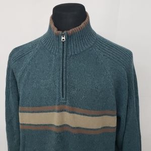 Columbia Knitted Quarter Zip Turtle Neck Pullover